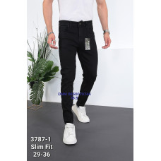 Sea lion Slim fit джинси чорного кольору штанка звужена стрейч 29-36 3787-1