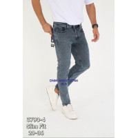 Sea lion Slim fit джинси сіро синього кольору штанка звужена стрейч 29-36 3790-4