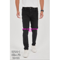 Sea lion Slim fit джинси чорного кольору стрейч весна звужені 29-36 3796-1