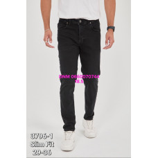 Sea lion Slim fit джинси чорного кольору стрейч весна звужені 29-36 3796-1