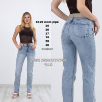 Sessanta Мом джинси блакитного кольору Mom pipe 25-30 6529 
