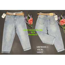 UiUj Мом джинси іржавого кольору Mom fit XS-Xl 200-3