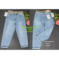 UiUj Мом джинси блакитного кольору Mom fit XS-Xl 200-4