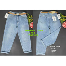 UiUj Мом джинси блакитного кольору Mom fit XS-Xl 200-4