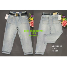 UiUj Мом джинси іржавого кольору Mom fit XS-Xl 220-3