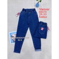 Vanver Мом джинси синього кольору Mom fit 28-33 8070