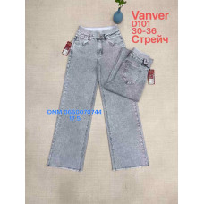 Vanver Wide leg джинси сірого кольору 30-36 101