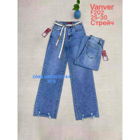 Vanver Wide leg джинси блакитного кольору 25-30 202