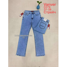 Vanver Класичні джинси блакитного кольору Classic fit 31-38 279