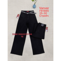 Vanver Wide leg джинси чорного кольору 25-30 81885