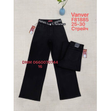 Vanver Wide leg джинси чорного кольору 25-30 81885