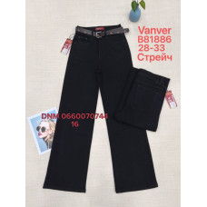Vanver Wide leg джинси чорного кольору 28-33 81886