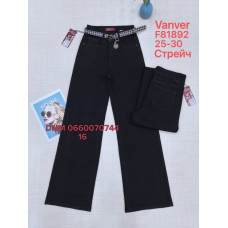 Vanver Wide leg джинси чорного кольору 25-30 81892