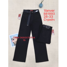 Vanver Wide leg джинси чорного кольору 28-33 81893