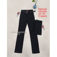 Vanver Класичні джинси чорного кольору Classic fit 25-30 81896