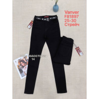 Vanver Skinny джинси американка чорного кольору 25-30 81897