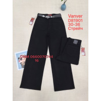 Vanver Wide leg джинси чорного кольору 30-36 81901