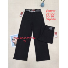Vanver Wide leg джинси чорного кольору 30-36 81901