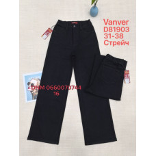 Vanver Wide leg джинси чорного кольору 31-38 81903