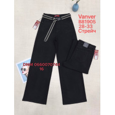 Vanver Wide leg джинси чорного кольору 28-33 81905