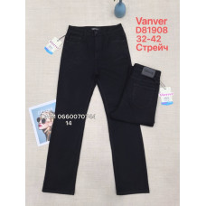 Vanver Класичні джинси чорного кольору Classic fit 32-42 81908
