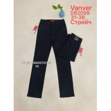 Vanver Класичні джинси чорного кольору Classic fit 31-38 82059