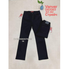 Vanver Класичні джинси чорного кольору Classic fit 32-42 82063