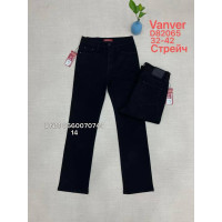 Vanver Класичні джинси чорного кольору Classic fit 32-42 82065