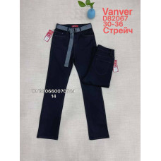 Vanver Класичні джинси чорного кольору Classic fit 30-36 82067