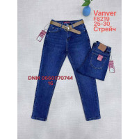 Vanver Мом джинси синього кольору Mom fit 25-30 8219