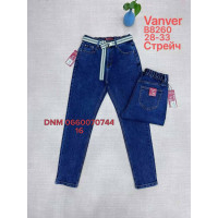 Vanver Мом джинси синього кольору Mom fit 28-33 8260