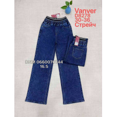 Vanver Wide leg джинси широкі синього кольору 30-36 8278