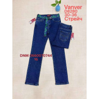 Vanver Класичні джинси синього кольору Classic fit 30-36 8280