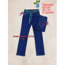 Vanver Класичні джинси синього кольору Classic fit 30-36 8280