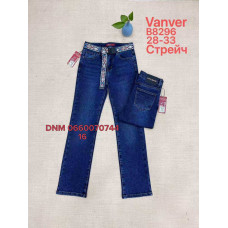 Vanver Класичні джинси синього кольору Classic fit 28-33 8296