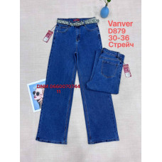 Vanver Wide leg джинси широкі синього кольору 30-36 879