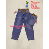 Vanver Баггі джинси синій кольору Baggy fit 28-33 2067