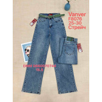 Vanver Wide leg джинси синього кольору 25-30 8076