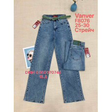 Vanver Wide leg джинси синього кольору 25-30 8076