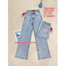 Vanver Wide leg джинси блакитного кольору 25-30 82009