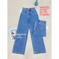 Vantel Wide leg джинси синього кольору широкі 25-30 7187