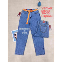 Vanver Мом джинси синього кольору Mom fit 30-36 8088