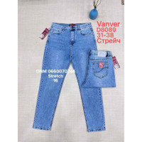 Vanver Класичні джинси блакитного кольору Classic fit 31-38 8089