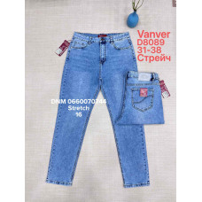 Vanver Класичні джинси блакитного кольору Classic fit 31-38 8089