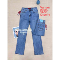 Vanver Класичні джинси блакитного кольору Classic fit 31-38 8090