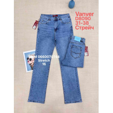 Vanver Класичні джинси блакитного кольору Classic fit 31-38 8090