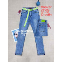 Vanver Класичні джинси блакитного кольору Classic fit 30-36 8093