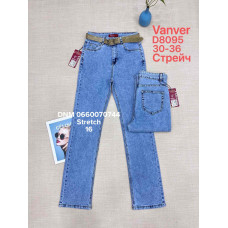 Vanver Класичні джинси блакитного кольору Classic fit 30-36 8095