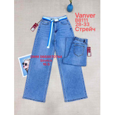 Vanver Wide leg джинси блакитного кольору стрейч весна 28-33 8111