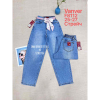 Vanver Баггі джинси блакитного кольору Baggy 25-27 8112